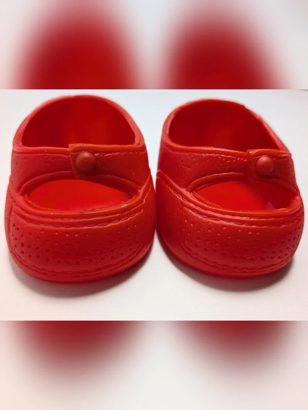 Vintage *Fit* Cabbage Patch Kids Doll/Clothes: Red Maryjane Shoes